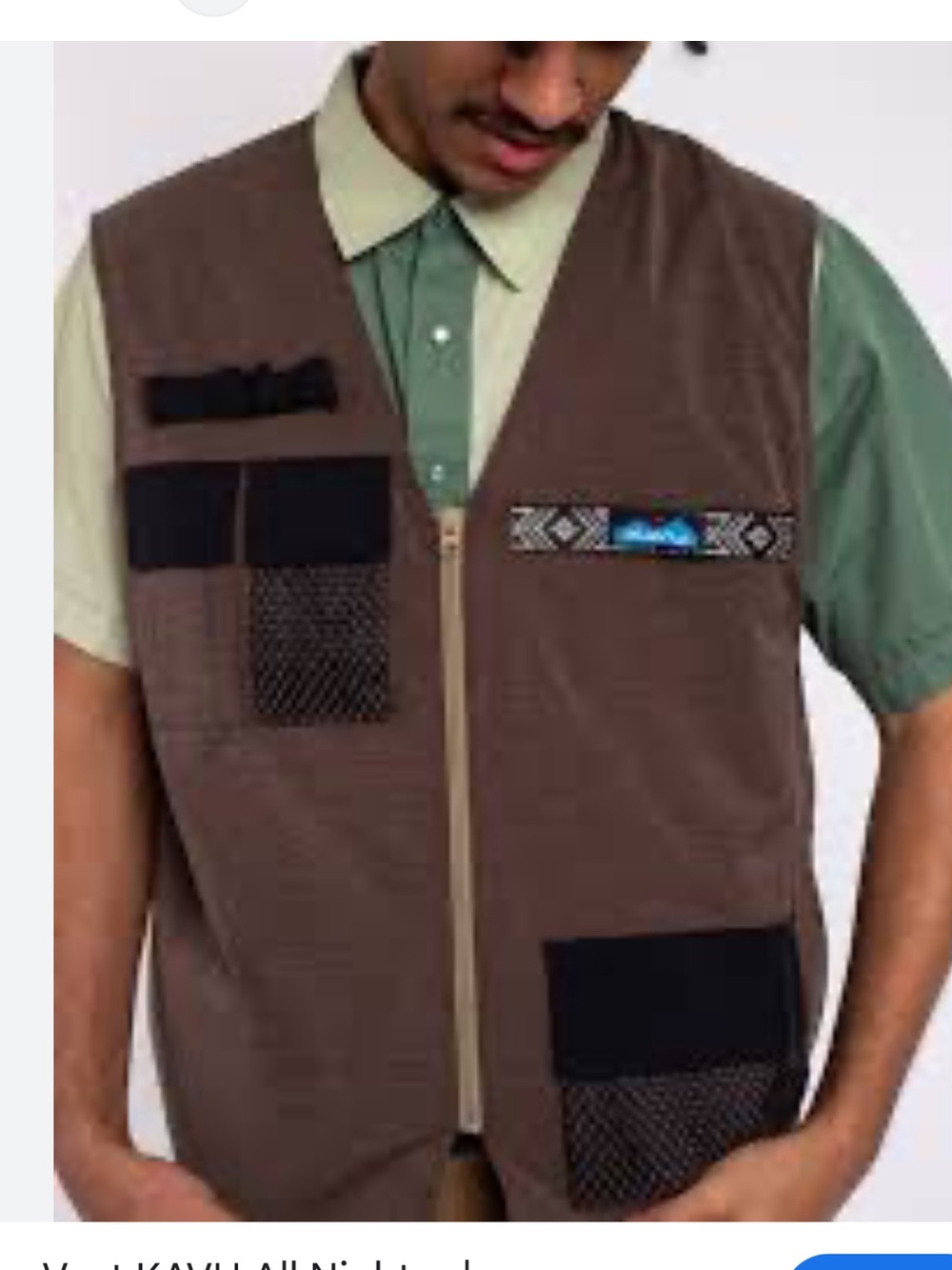 Kavu Vest all nighter Size Medium